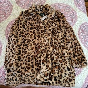 Faux Fur Cheetah Jacket